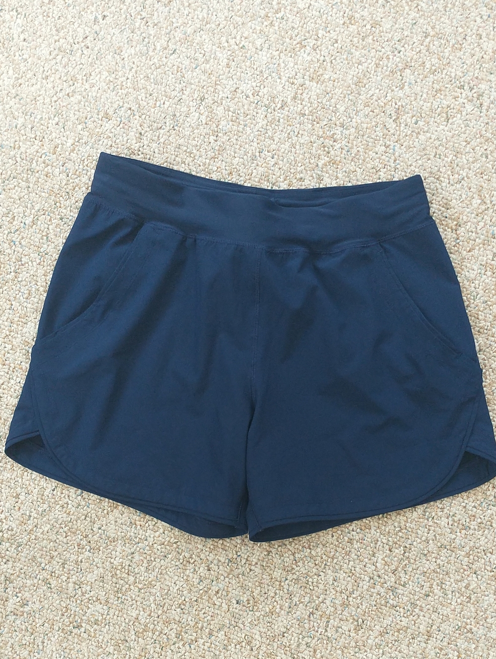 Lands' End Quick Dry Board Swim Shorts No Liner 5" Inseam Size 10